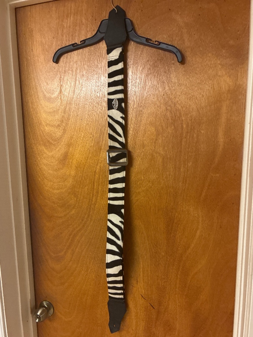 Zebra Stripe Print Guitar Strap